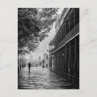 Foggy Morgenspaziergang Jackson Square Postkarte