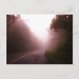 Foggy Mountain Road Postkarte
