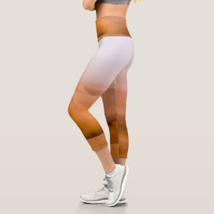 Foggy Namib Desert Capri Leggings