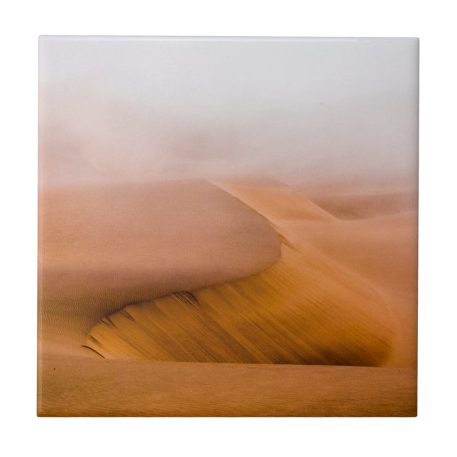 Foggy Namib Desert Fliese (Vorderseite)