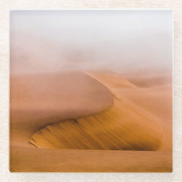 Foggy Namib Desert Glasuntersetzer