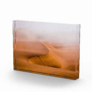 Foggy Namib Wüste Foto Block