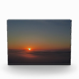 Foggy Otherworld Sunrise Fotoblock