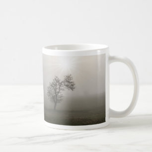 Foggy Starburst Tree Paysage Café Mug