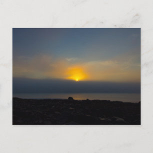 Foggy Sunrise, Gouldsboro Bay, Maine Postkarte