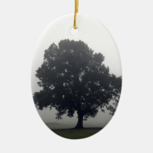 Foggy Tree Keramikornament