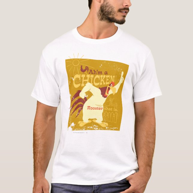 Foghorn Ah ist ein Huhn T-Shirt (Vorderseite)