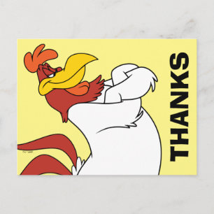 Foghorn Leghorn Arme verschränkt Postkarte