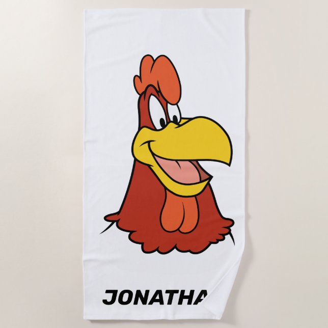 Foghorn Leghorn Closeup Strandtuch (Vorderseite)