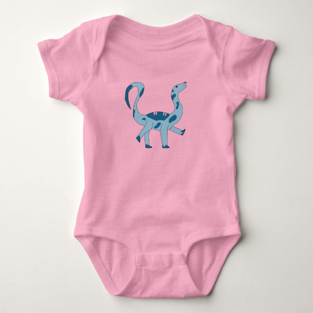 Foghorn the Apatosaurus Baby Bodysuit Strampler (Vorderseite)