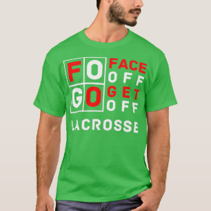 FOGO Face Off Lacrosse Design T-Shirt
