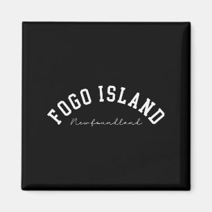 Fogo Island Neufundland Kanada College Text Magnet