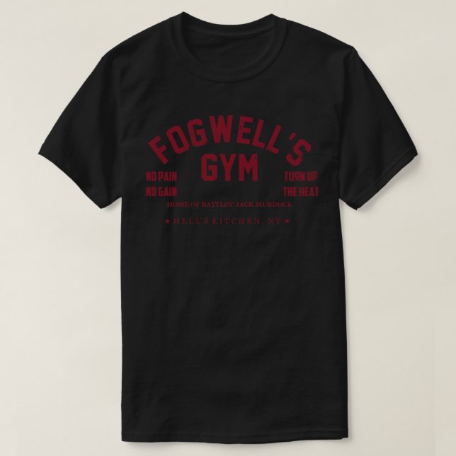 Fogwells Gym New York T-Shirt (Design vorne)