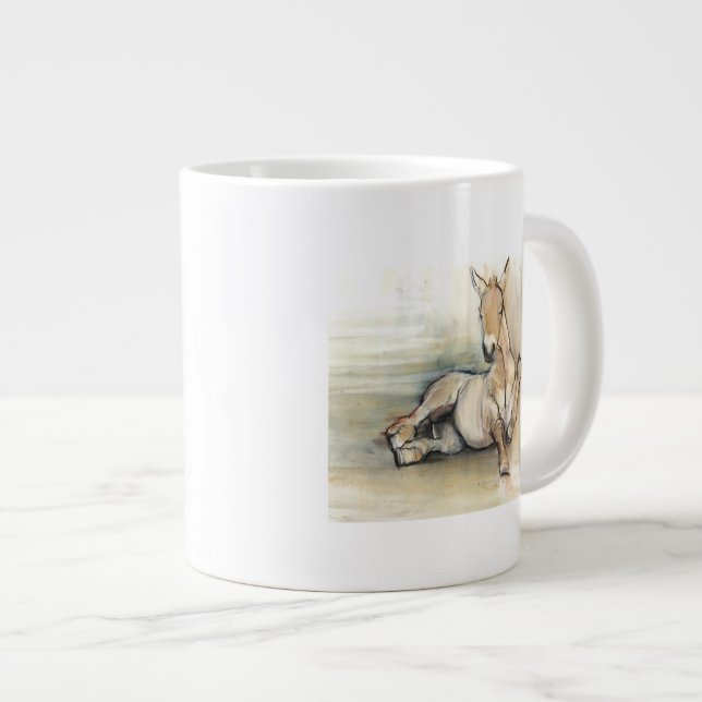 Fohlen 2012 Jumbo-Tasse (Vorderseite Rechts)