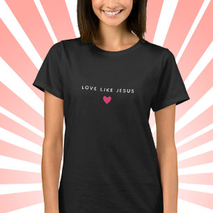 Foi chrétienne amour coeur filles T-shirt