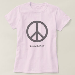 Foi, espoir et T-shirt d'amour (rose)
