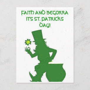 FOI ET BEGORRA, ST.PATRICKS JOUR carte postale