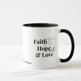 Foi personnalisée Espoir Aimer Dieu bénir vous Mug
