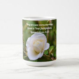 Foi Rose Compassion Bible Verse Art Mug Cup