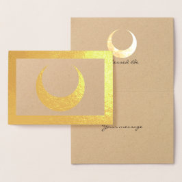 Foil Crescent Moon Folienkarte