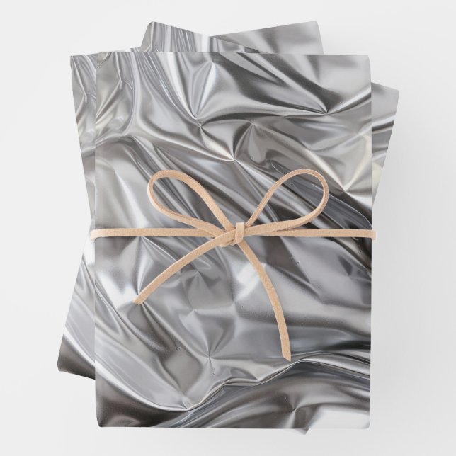 Foil Crinkle Pattern Geschenkpapier Set (Beispiel)