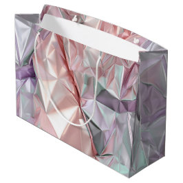 Foil Crinkle Pattern Große Geschenktüte