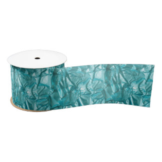 Foil Crinkle Pattern Satinband