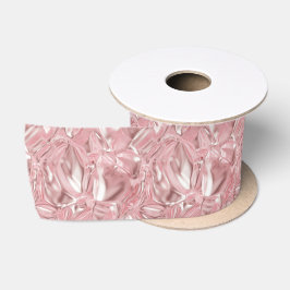 Foil Crinkle Pattern Satinband