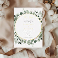 FOIL Eukalyptus Greenery Gold Einfach Hochzeit mac