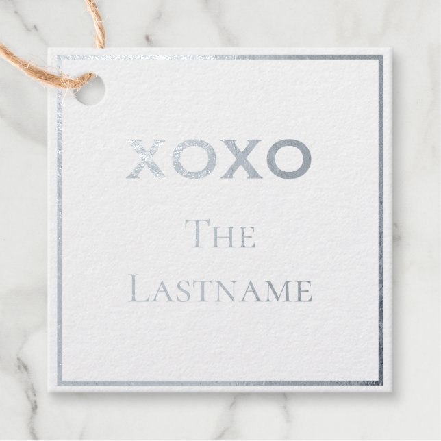 Foil Favor Tag (Vorderseite)