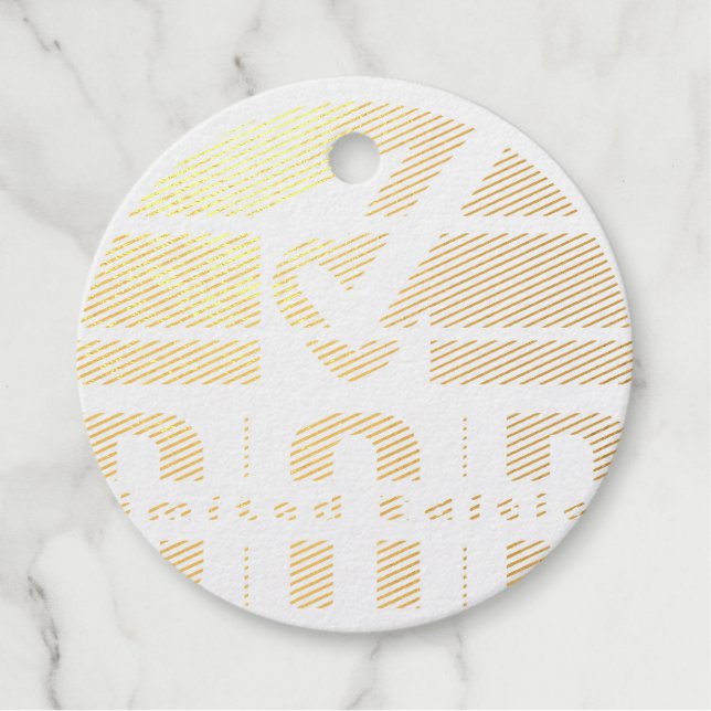 Foil Favor Tag (Vorderseite)