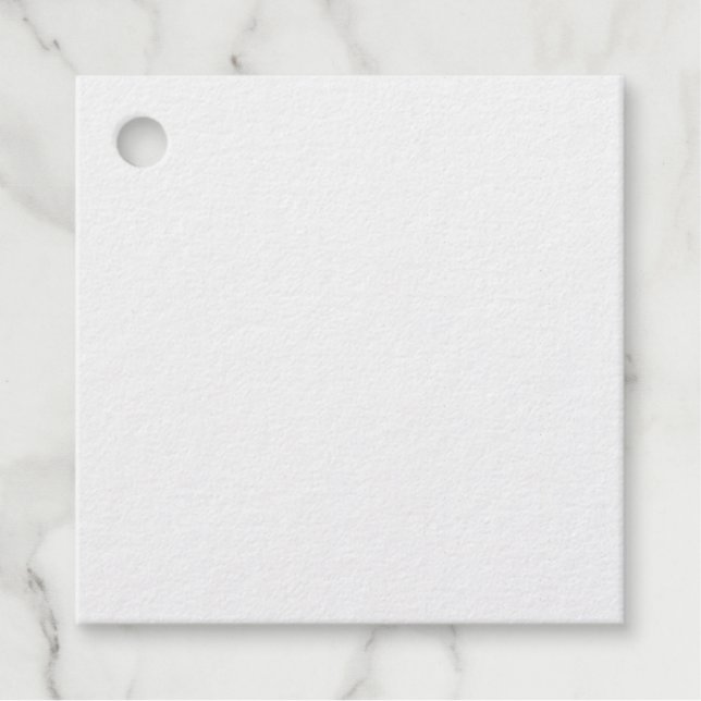 Foil Favor Tag (Vorderseite)