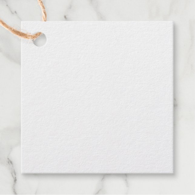Foil Favor Tag (Vorderseite)