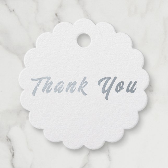 Foil Favor Tag (Vorderseite)