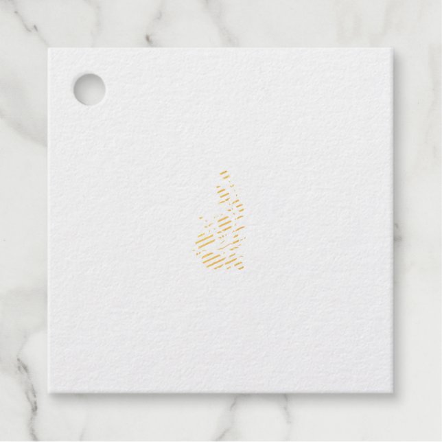 Foil Favor Tag (Vorderseite)