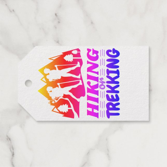 Foil Gift Tag Geschenkanhänger (Rückseite (Horizontal))