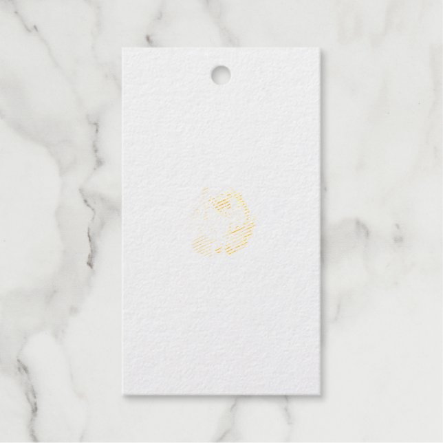 Foil Gift Tag Geschenkanhänger (Vorderseite)