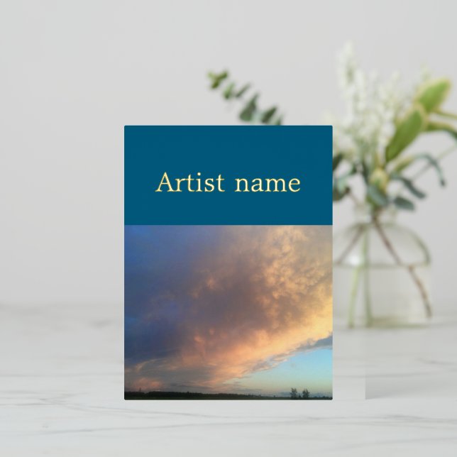 Foil Invitation Postcard (Debout devant)