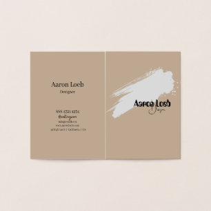 Foil-Karten   Rustikales Kraft mit elegantem Desig Folienkarte