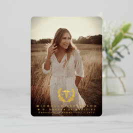 Foil MD Caduceus Graduée Faire-part photo