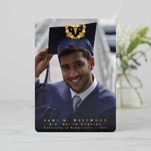 Foil RN Caduceus Abschluss Foto Ankündigung