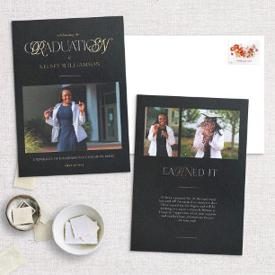 Foil RN Nursing Degree Abschluss Ankündigung