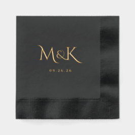Foil Stamps Napkins Servietten Mit Folie