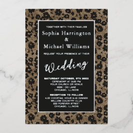 Foil Vintag Modern floral Parco Civico-Ciani Folieneinladung