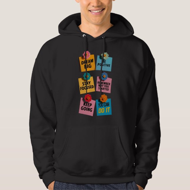 Fokus auf Erfolg Hoodie (Vorderseite)