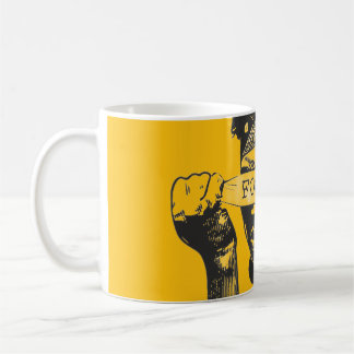 Fokus Blindfold Motivations- Street-Art-Illustrati Kaffeetasse