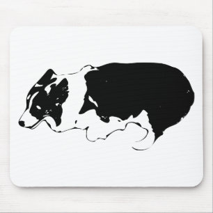 Fokus mit Corgi-Impuls Mousepad