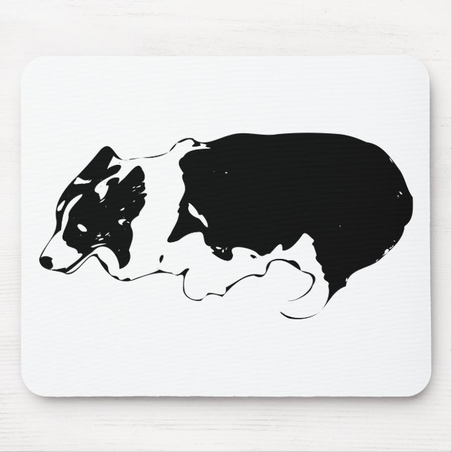 Fokus mit Corgi-Impuls Mousepad (Vorne)