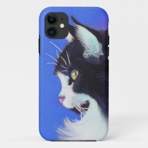 Fokus-Smokings-Katze Case-Mate iPhone Hülle