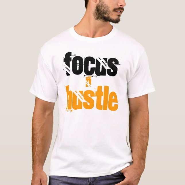 Fokus u. Gedränge T-Shirt (Vorderseite)
